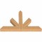 Ekena Millwork Saratoga Timber Gable Bracket, Western Red Cedar, 60"W x 40"H x 5 1/2"D x 5 1/2"F, 16/12 Pitch GBW060X40X0606SAR00SWR - alternate 3